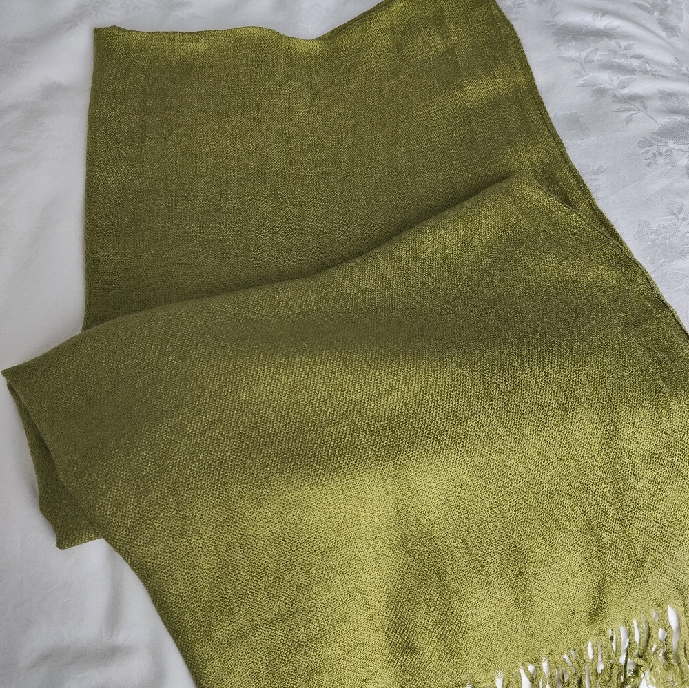 Olive green scarf